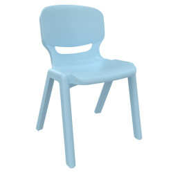 4 CHAISES OCEAN TAILLE 2 COLORIS BLEU